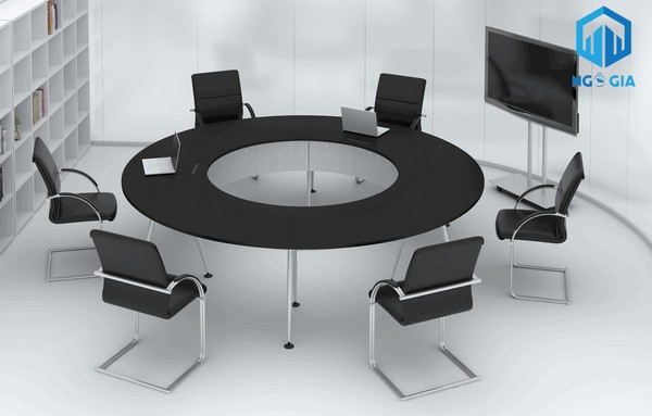 Mẫu 24 – Sử dụng bàn tròn dành để hội họp, thảo luận