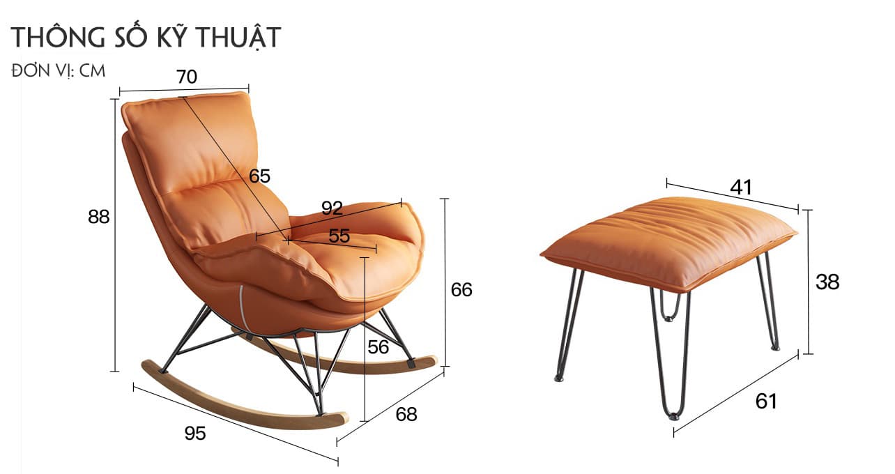 Tổng hợp chi tiết kích thước tiêu chuẩn của các loại ghế ngồi