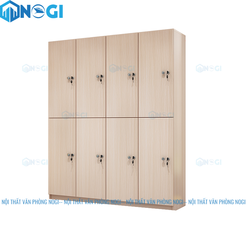 Tủ Locker gỗ 8 ngăn LKG4N2-T