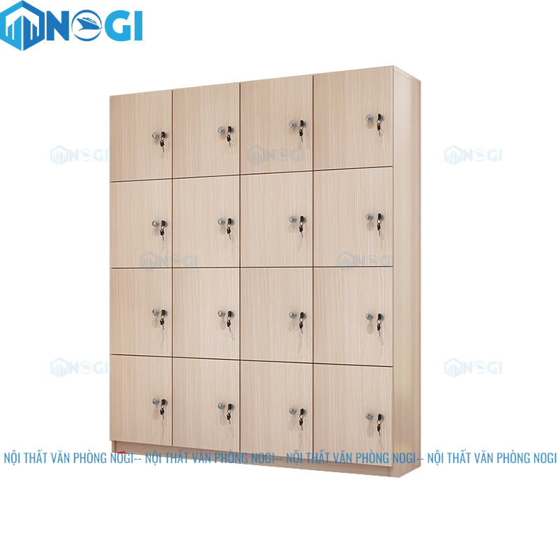 Tủ Locker gỗ 16 ngăn LKG4N4-T