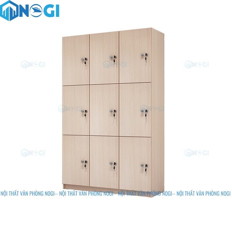 Tủ Locker gỗ 9 ngăn LKG3N3-T