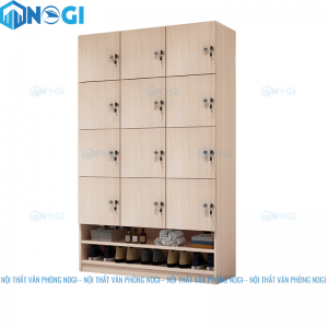 Tủ Locker 12 ngăn gỗ kệ giày LKG3N4-G